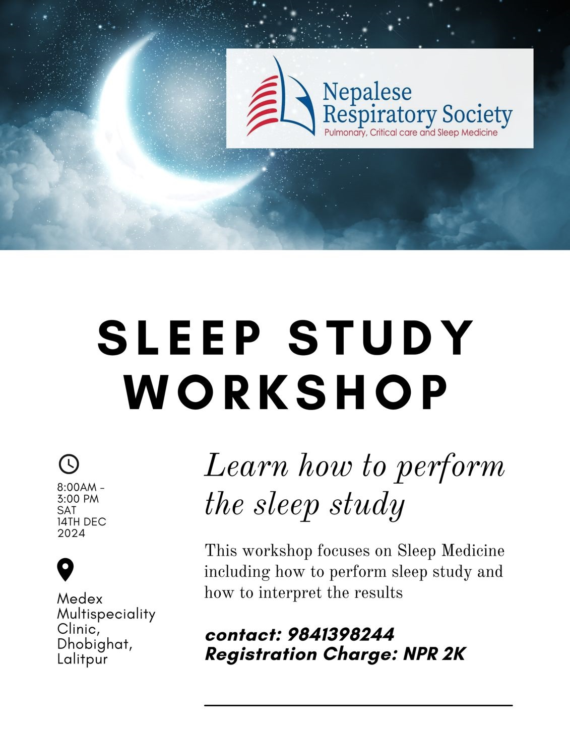 sleep study workshop