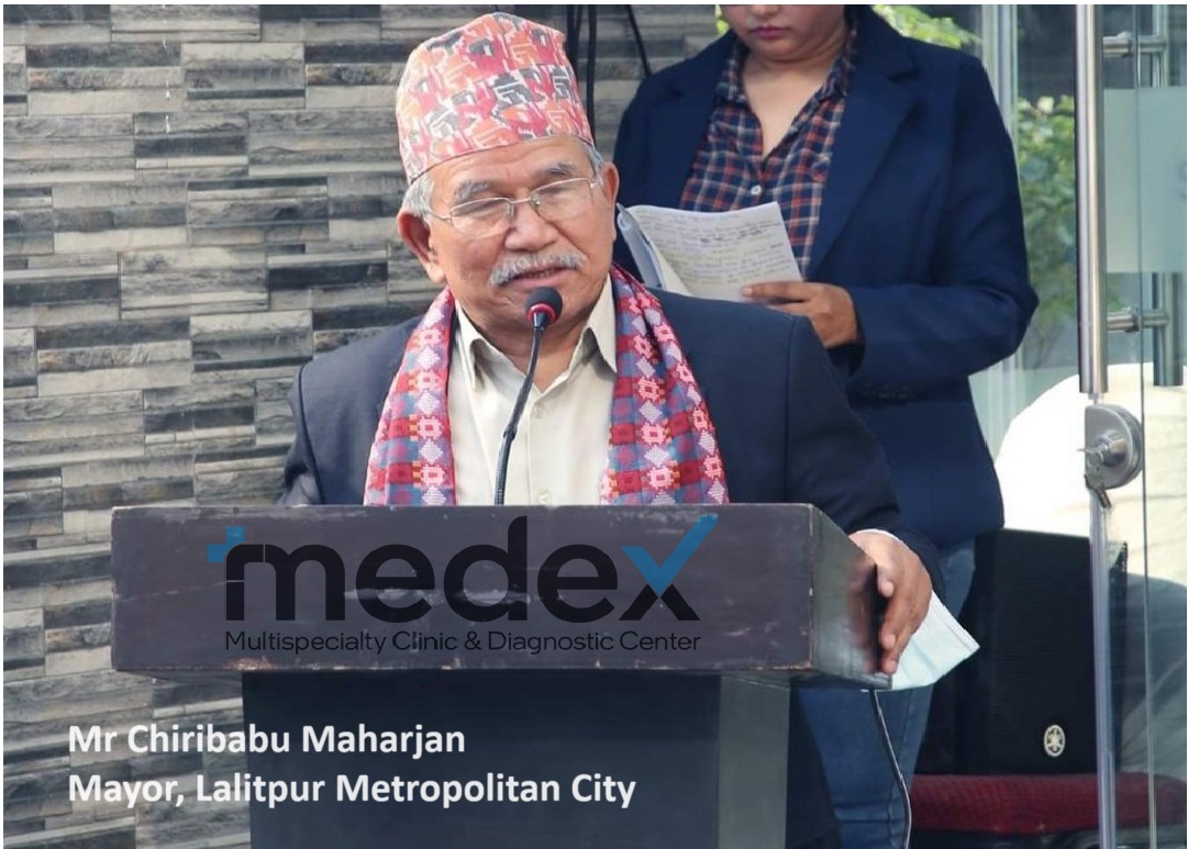 Mr. Chiri Babu Maharjan, Mayor, Lalitpur Metropolitan City, Medex